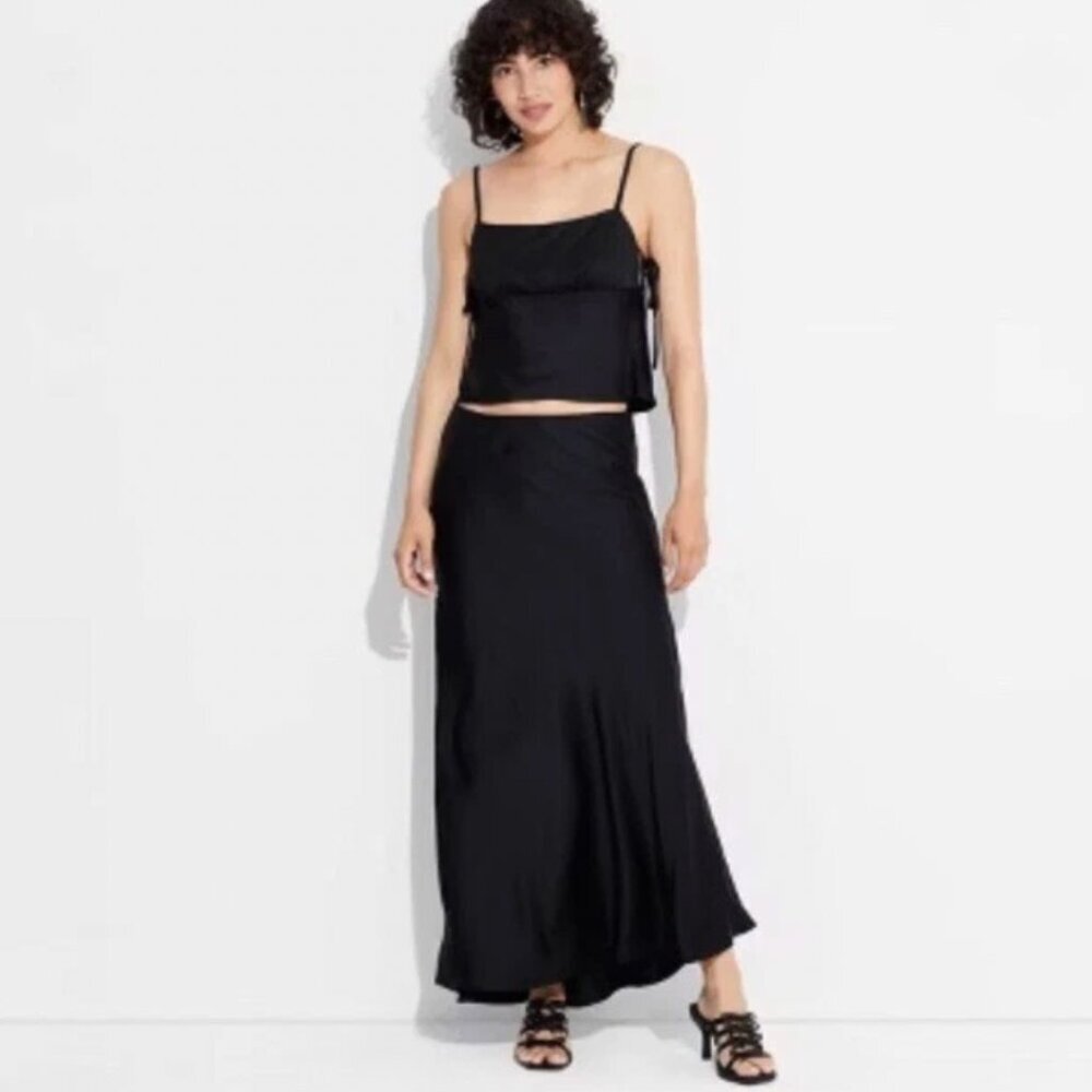 Wild Fable Black Maxi Skirt
